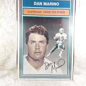Super Rare Dan Marino Signiert Rahmen 36×24 in Miami Delphine Foto 696/5000