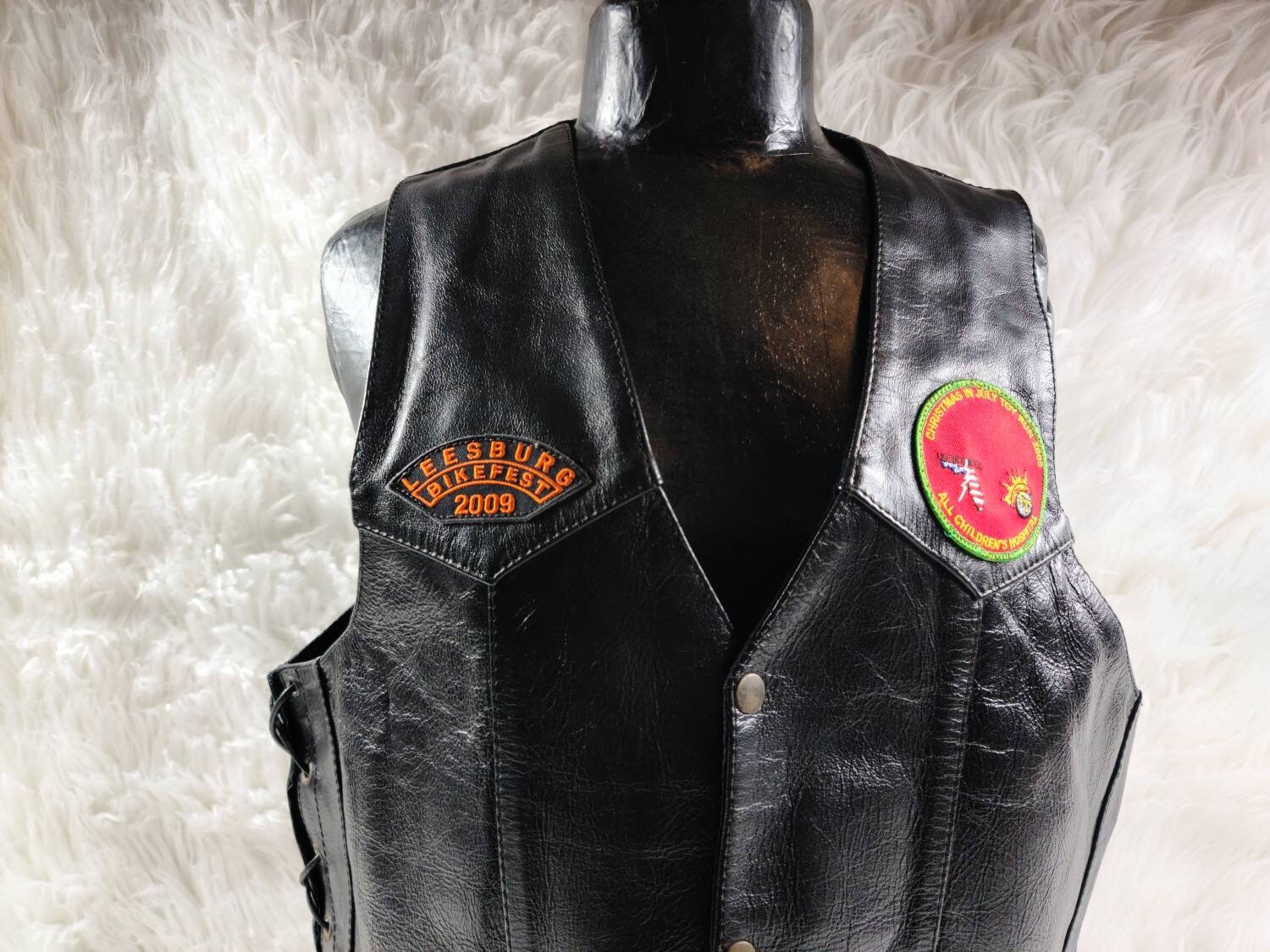 Harley Davidson 32D Bra, SM Panties, SM Chaps, SM Vest and Belt for Boudoir  Photo Shoot -  Canada