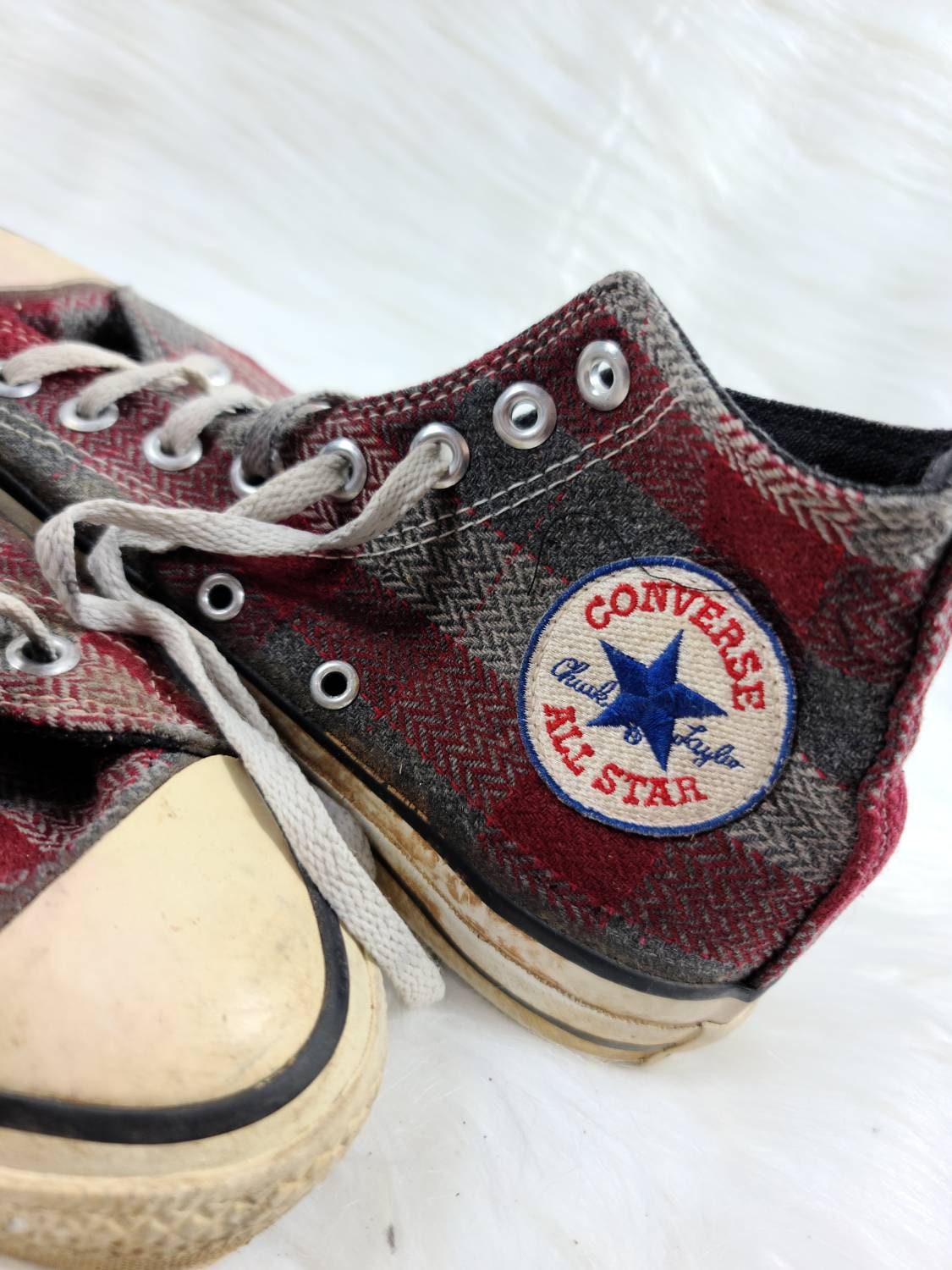 Repræsentere Portico Absay Vintage 90s Converse All Star Chuck Taylor Hi Top Red Grey - Etsy Hong Kong
