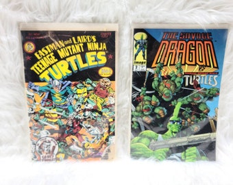 Vintage Eastman and Laird's Teenage Mutant Ninja Turtles #15 and The Savage Dragon #2