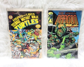 Vintage Eastman and Laird&#39;s Teenage Mutant Ninja Turtles #15 and The Savage Dragon #2