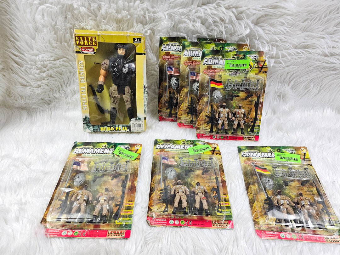 6 Vintage Elite Force Action Figure US Army Special Force New Etsy