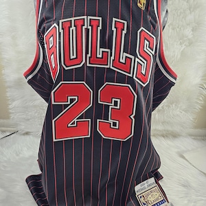 Authentieke vintage Michael Jordan Mitchell & Ness 96 97 Bulls jersey maat 48 XL Heren