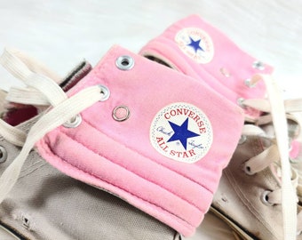 pink knee high converse
