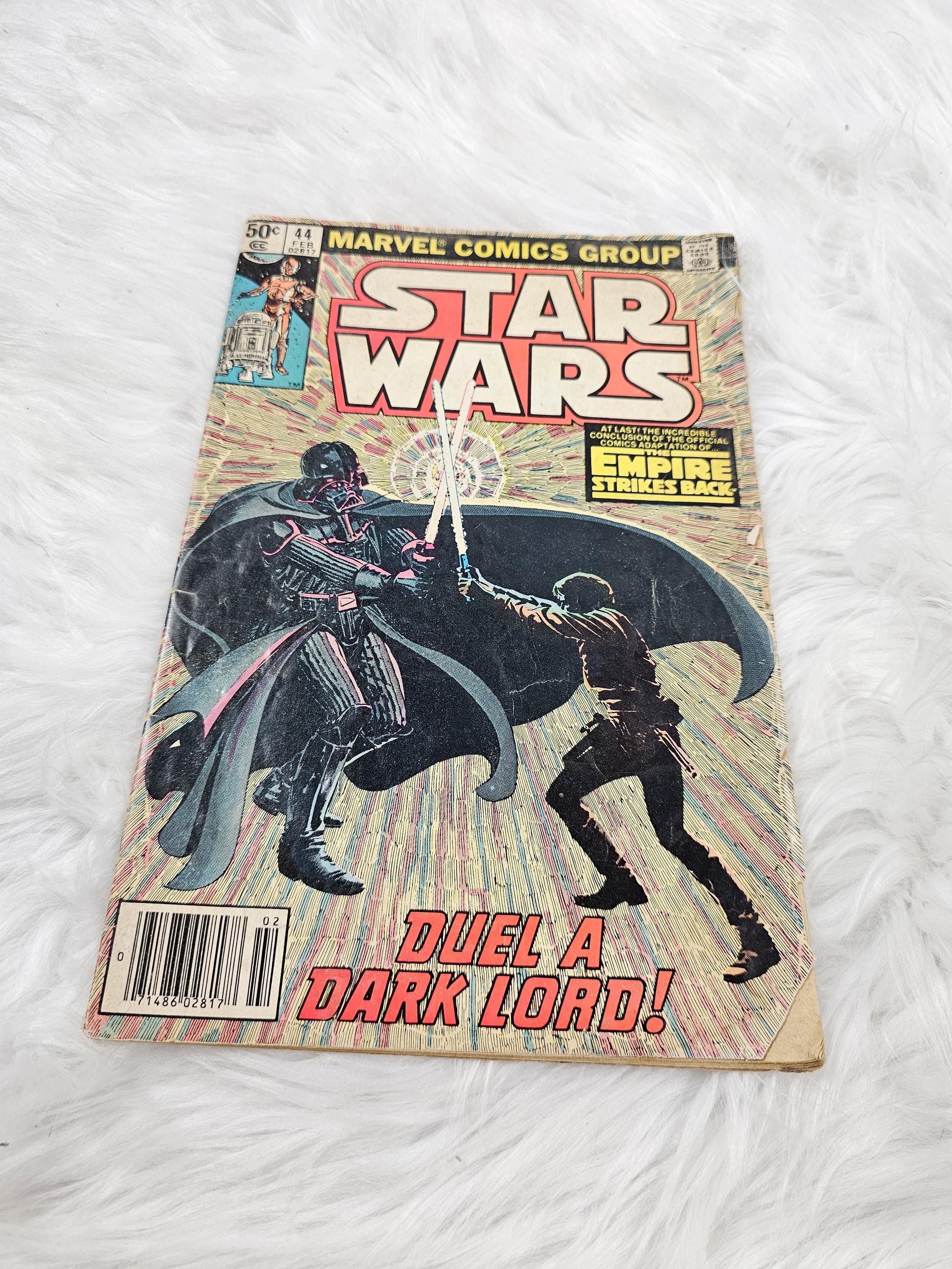 Retro STAR WARS #44 Newsstand Marvel Comics 1980 the Empire Strikes Back Finale