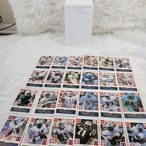 1986 Vintage Golden Deckchen NFL Miami Delfine (24) Blue Tab Unscratched MINT