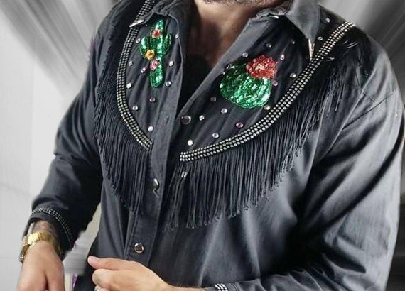Vintage Ringling Brother Cowboy Embroidered Shirt,