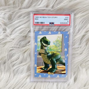 SkyBox Toy Story n.° 37 Rex PSA 9 MINTU Adorable Disney True RC 8134