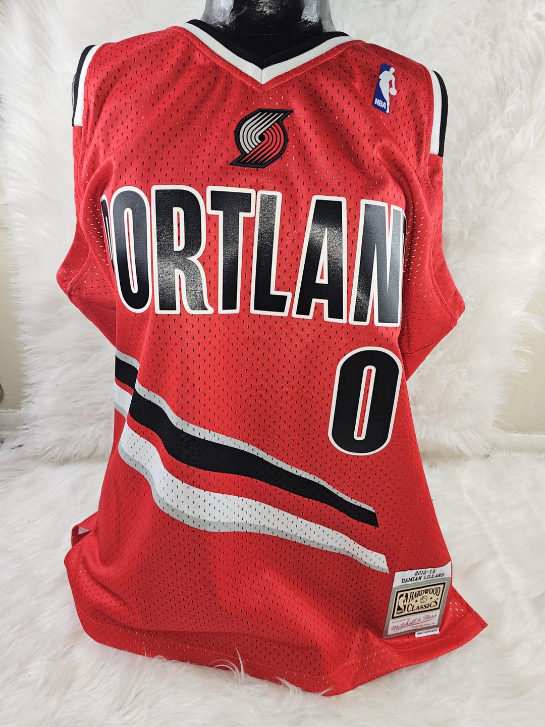 Mitchell Ness Portland Trail Blazers DAMIAN LILLARD Jersey