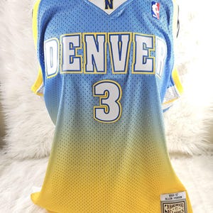 Denver Nuggets Jersey Mens Allen Iverson 2006 Fadeaway Edition NBA Sports hardwood classics xl