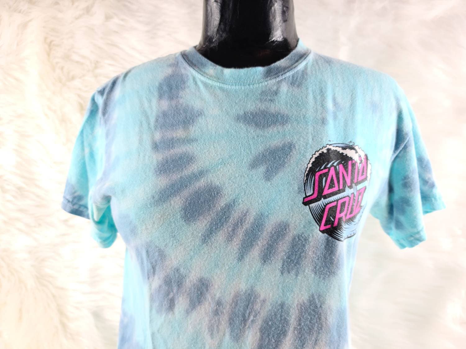 Blue tie dye santa cruz hoodie best sale
