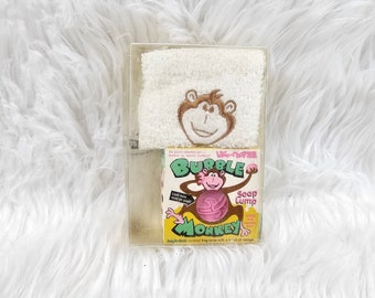 Bubble Monkey Soap and Washcloth set - Bubble Up Bubble Monkey!