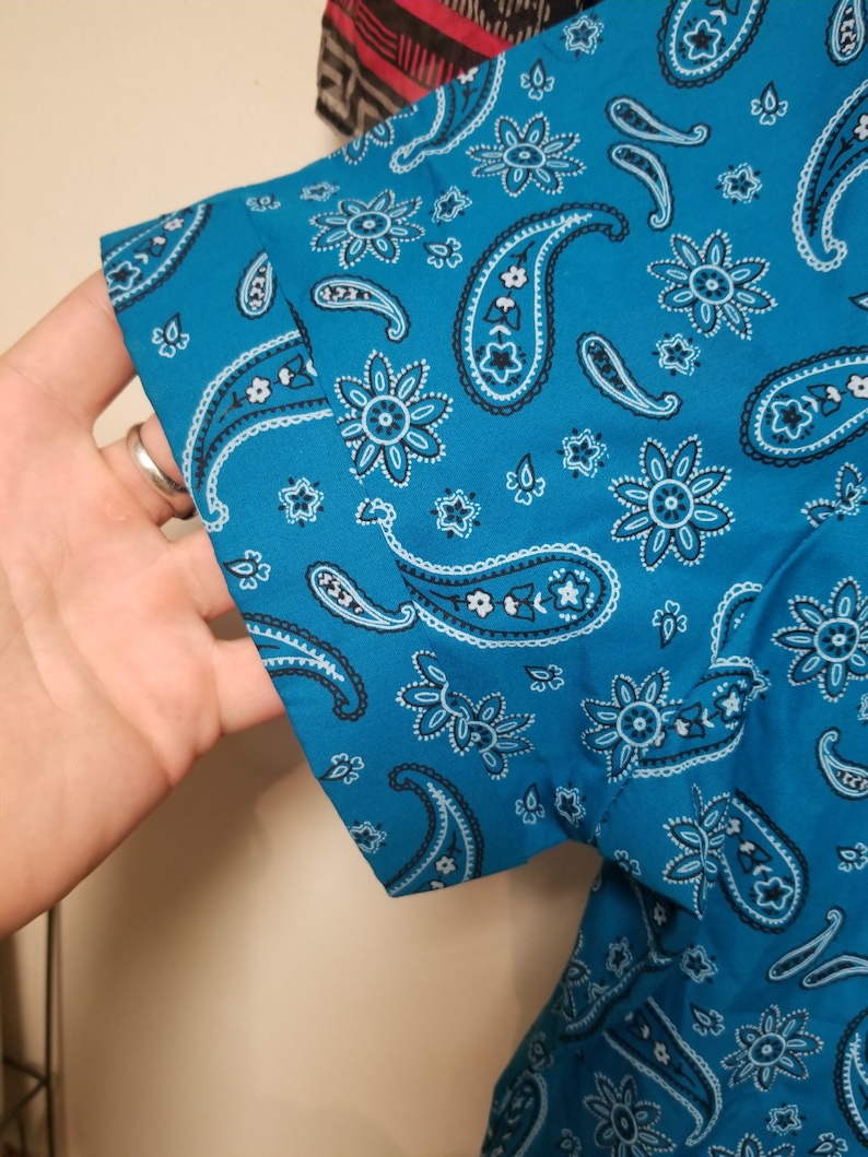 Vintage Blue Basic Editions Dress Shirt Size L