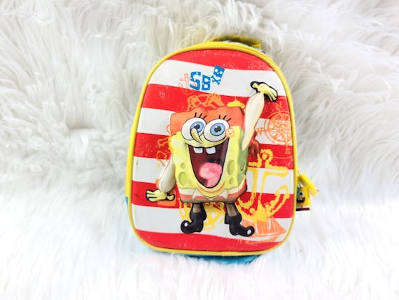 SpongeBob SquarePants Tin Lunch Box Nickelodeon 2001 Great!