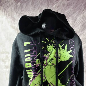 Dragon Ball Z Vintage black Hoodie Son Goku Sweater Super Saiyan Hooded Gohan Vegeta medium