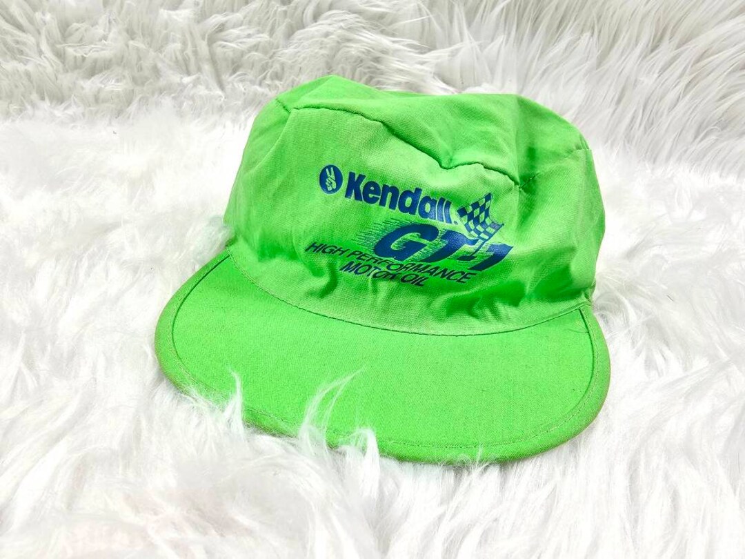 Vintage NASCAR Kendall Motor Oil GT1 Racing Neon Green Nylon Painters