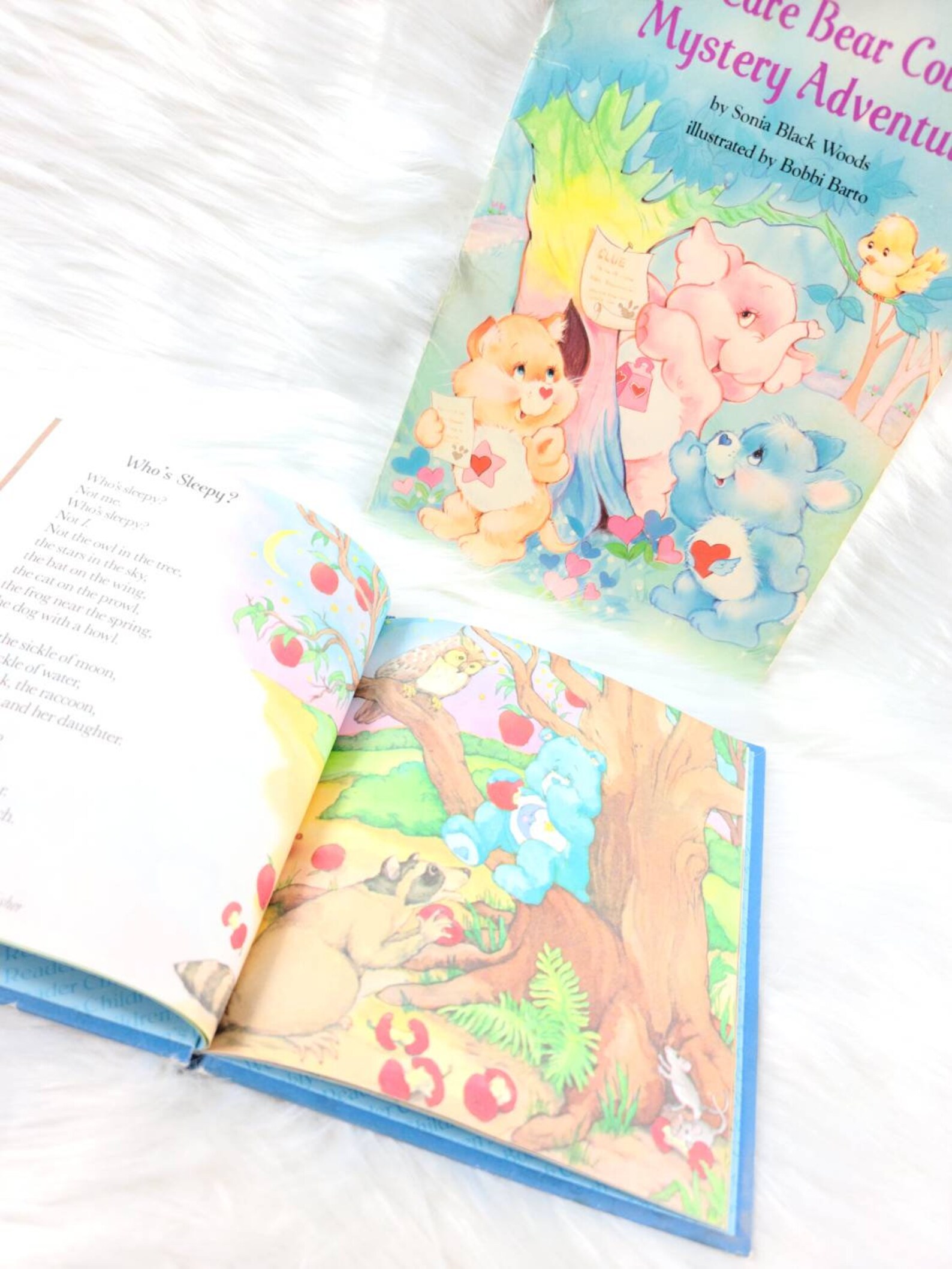 2 Vintage Care Bear Books Cousin s Mystery Adventure Etsy
