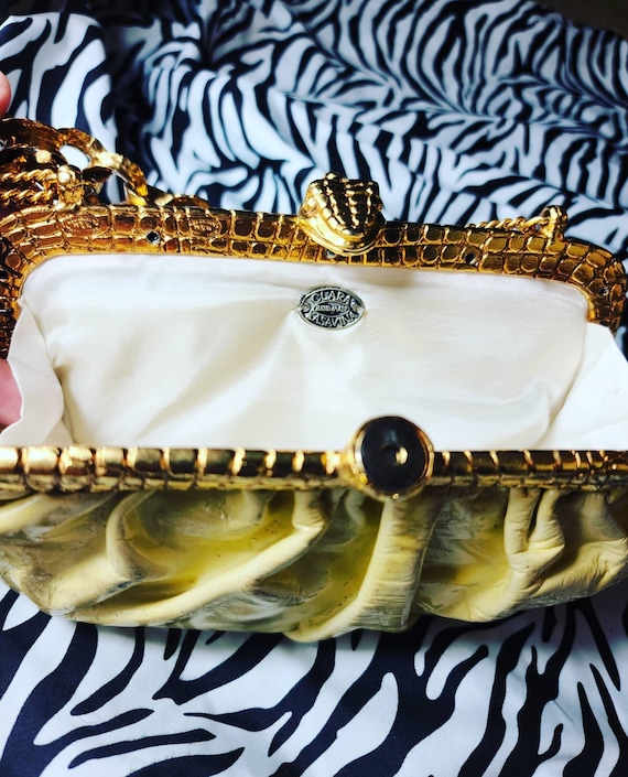 Beautiful Vintage Clara Kasavina Clutch Evening Ba