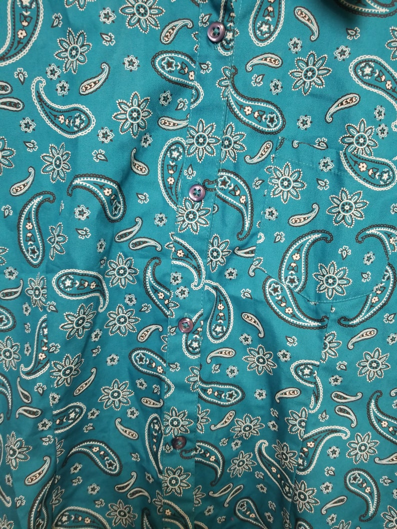 Vintage Blue Basic Editions Dress Shirt Size L