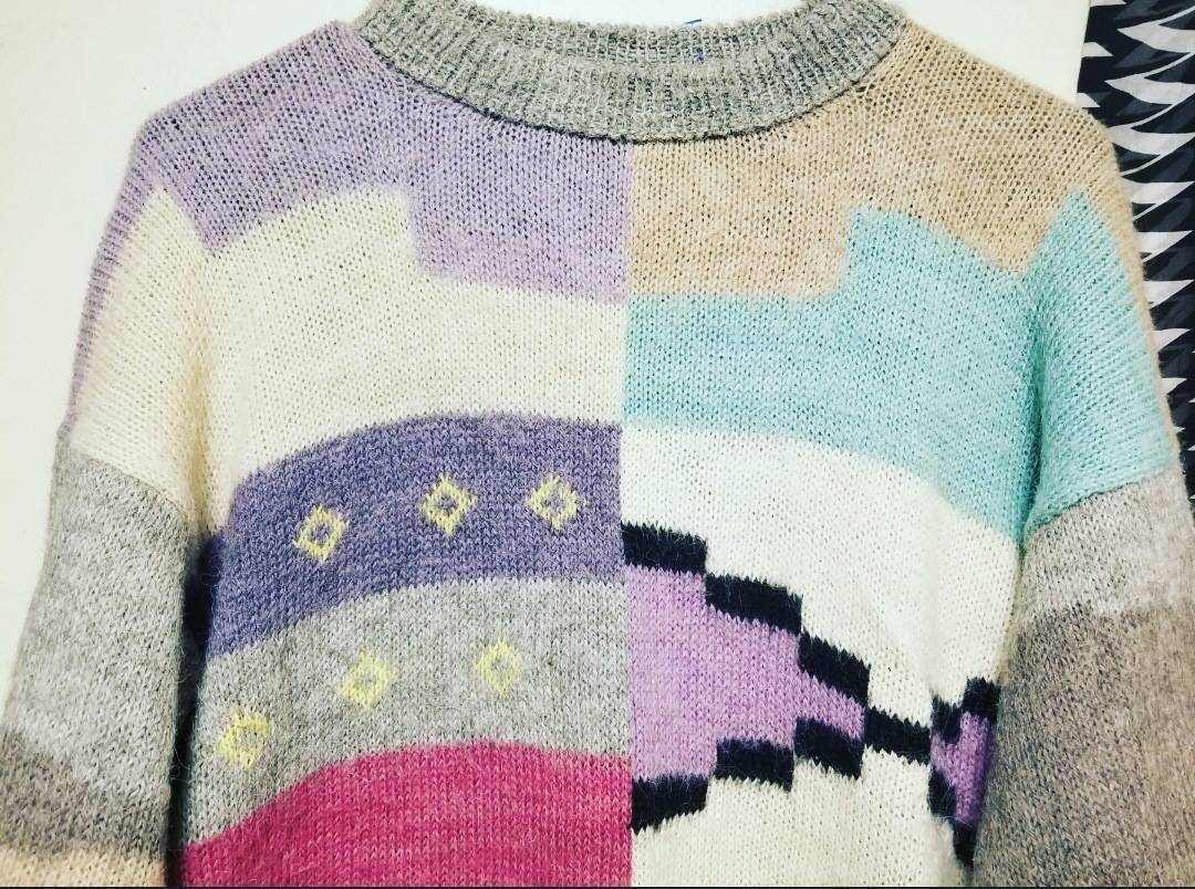 abstract sweater