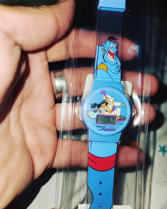 Vintage Unopened Aladdin Watch, 90s Disney Memorab