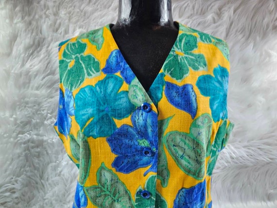 Vintage 90s Patchington Colorful Women's Hawaiian… - image 1