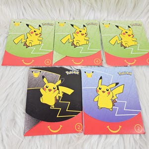 5 2021 Set 25-jarig jubileum McDonalds Pokemon-kaartpakket geopend