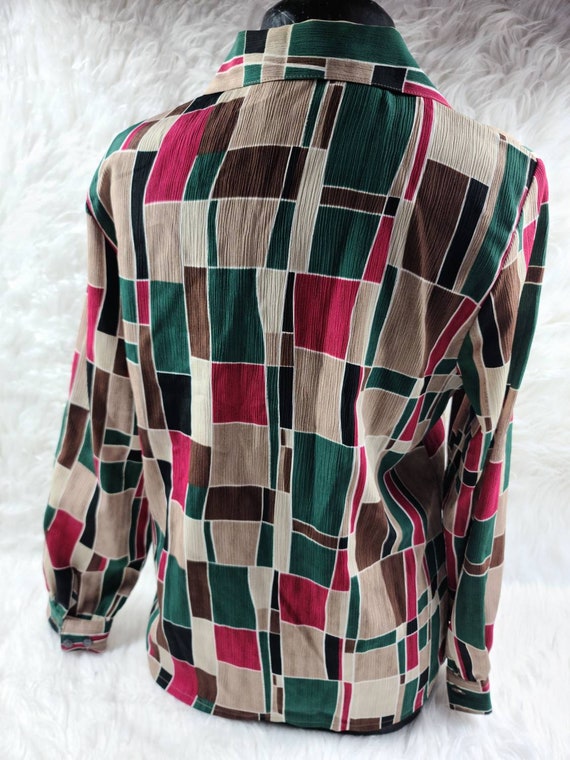 Vintage Allison Daley Blouse/Shirt/Top Long Sleev… - image 9
