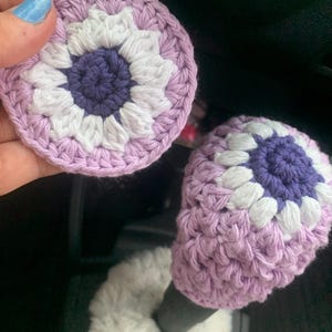 Lilac Dreams Flower Gear Shift Cover • Car Accessory