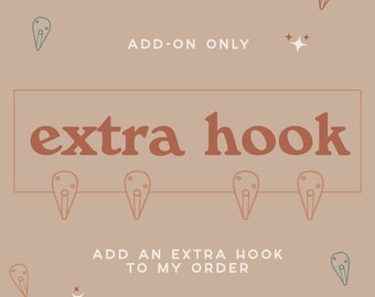 Extra Hook Add on | Add on Only | Add an extra hook to your dog leash sign
