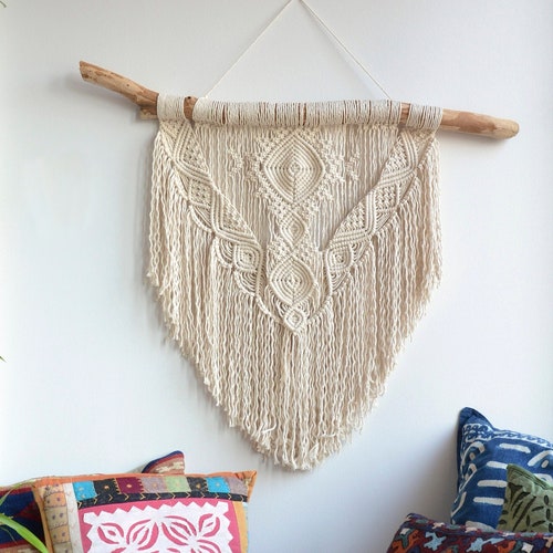 Large Macrame Wall Hanging Wedding Decor Wedding Gift Etsy Canada