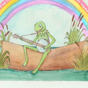Rainbow connection print