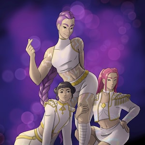 demon hunter trio print