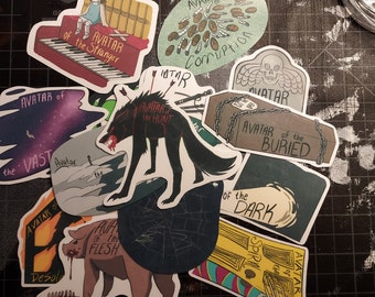 Ein Angst-Avatar werden, leicht gemachte Aufkleber