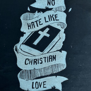 Aufnäher no h8 like + love