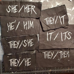 pronoun patches