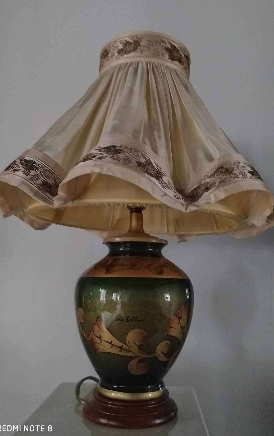 Lampe en Porcelaine Ancienne Ida Bellini