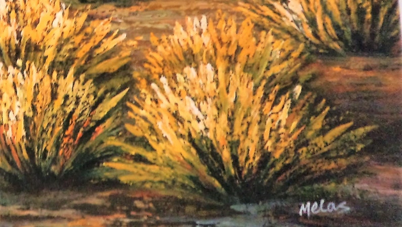 Oil on canvas signed M\u00e9las
