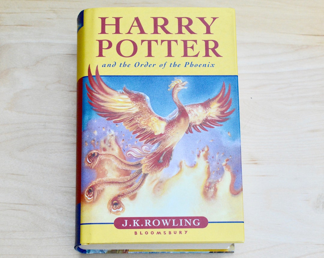 Harry Potter and the Order of the Phoenix First Edition Bloomsbury - Etsy