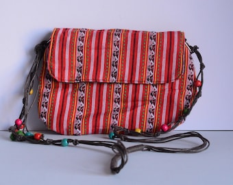 Aztec Crossbody Bag Boho Bohemian Hand Pouch Tribal Indian pattern Coachella