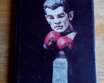 Boxing book - The Welsh Wizard Howard Winstone by Les Miles - signed dedication by Howard Winstone.