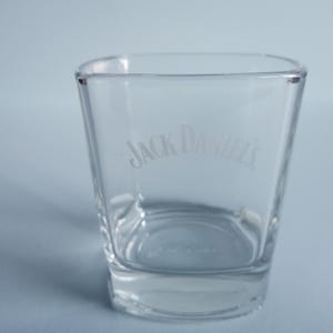 Jack Daniels whiskey tumbler glass