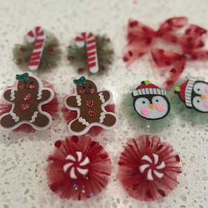 Christmas Dog Bows, Holiday Pet Accessories. Christmas Decoration