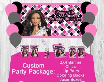 black barbie birthday party