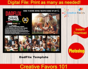 DADFLIX PHOTOSHOP TEMPLATE