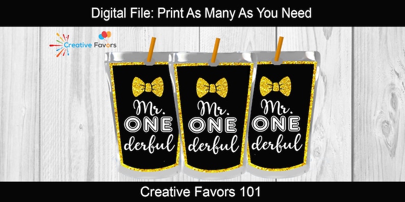 First Birthday Party Boy First Birthday Onederful Chip Bags Mr Mr Onderful Favors Onederful Birthday Party Mr Onederful Favors Mr