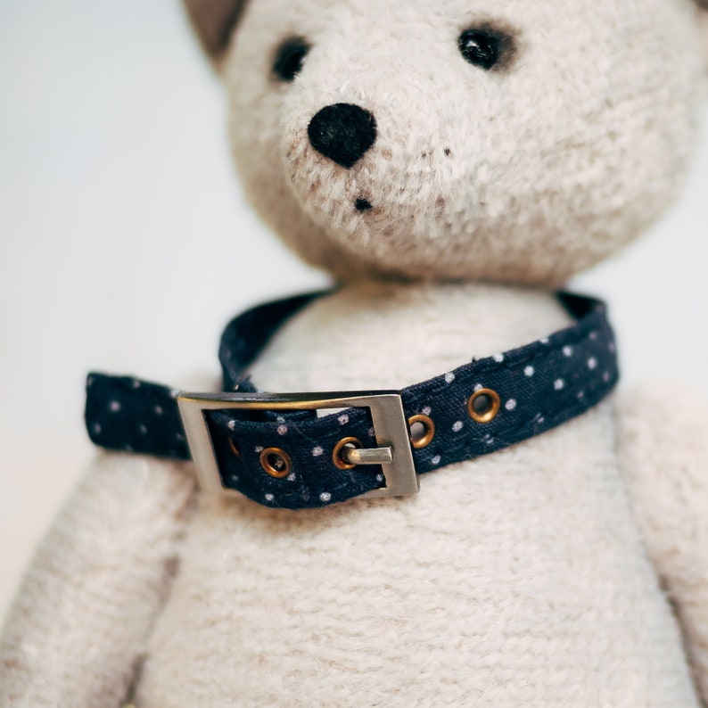 Тедди детская собака, милый ребенок, плюшевый щенок игрушки, серый щенок, игрушка ручной работы, подарок на ребенка, лучший подарок image 5