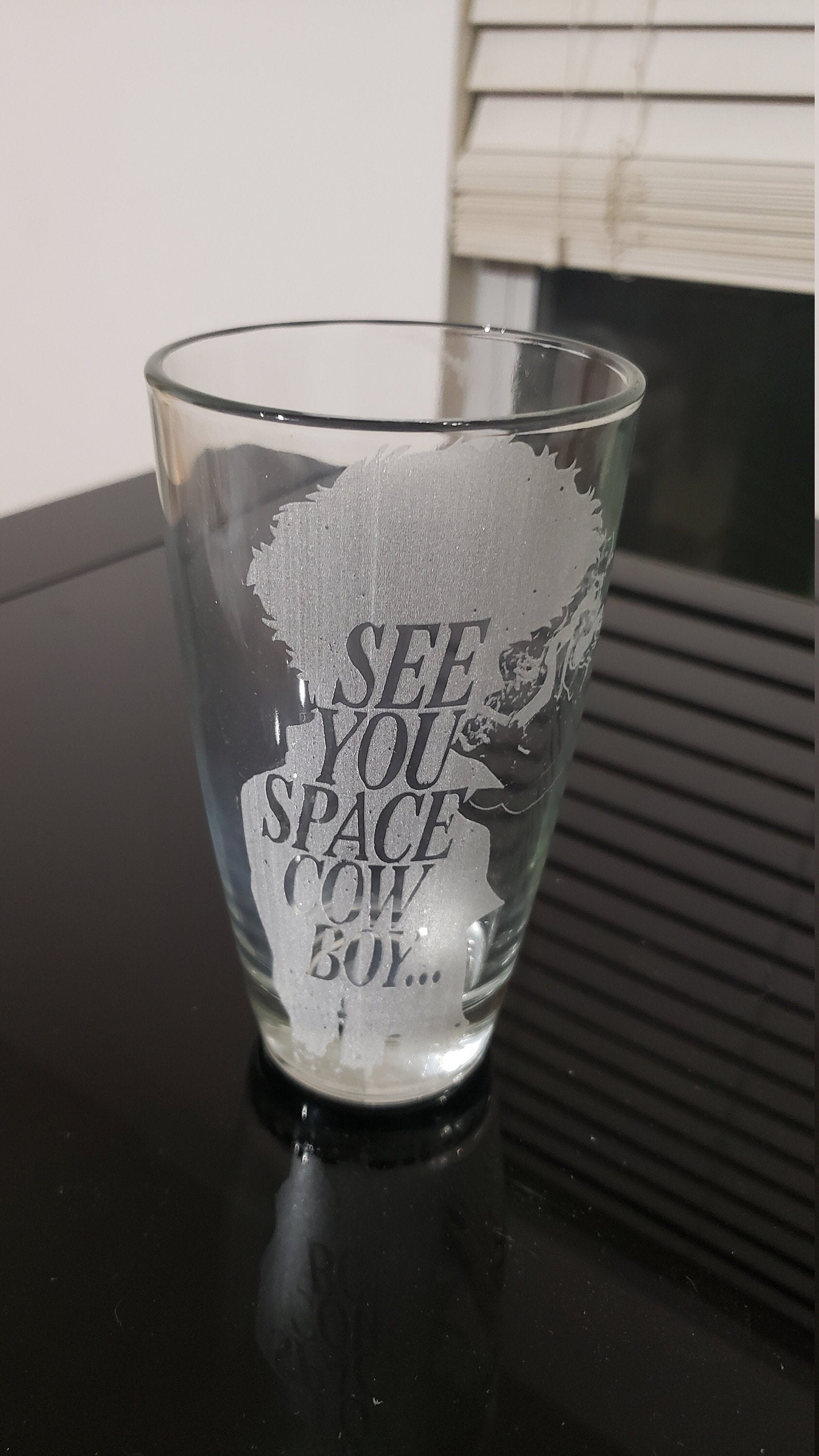 Cowboy Bebop Spike Anime Láser Etched Glass Etsy