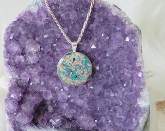 Pet memorial, Cremation jewelry, Sterling pendant, Pet ashes, Memorial gift, Cat memorial, Dog memorial, Cremation pendant