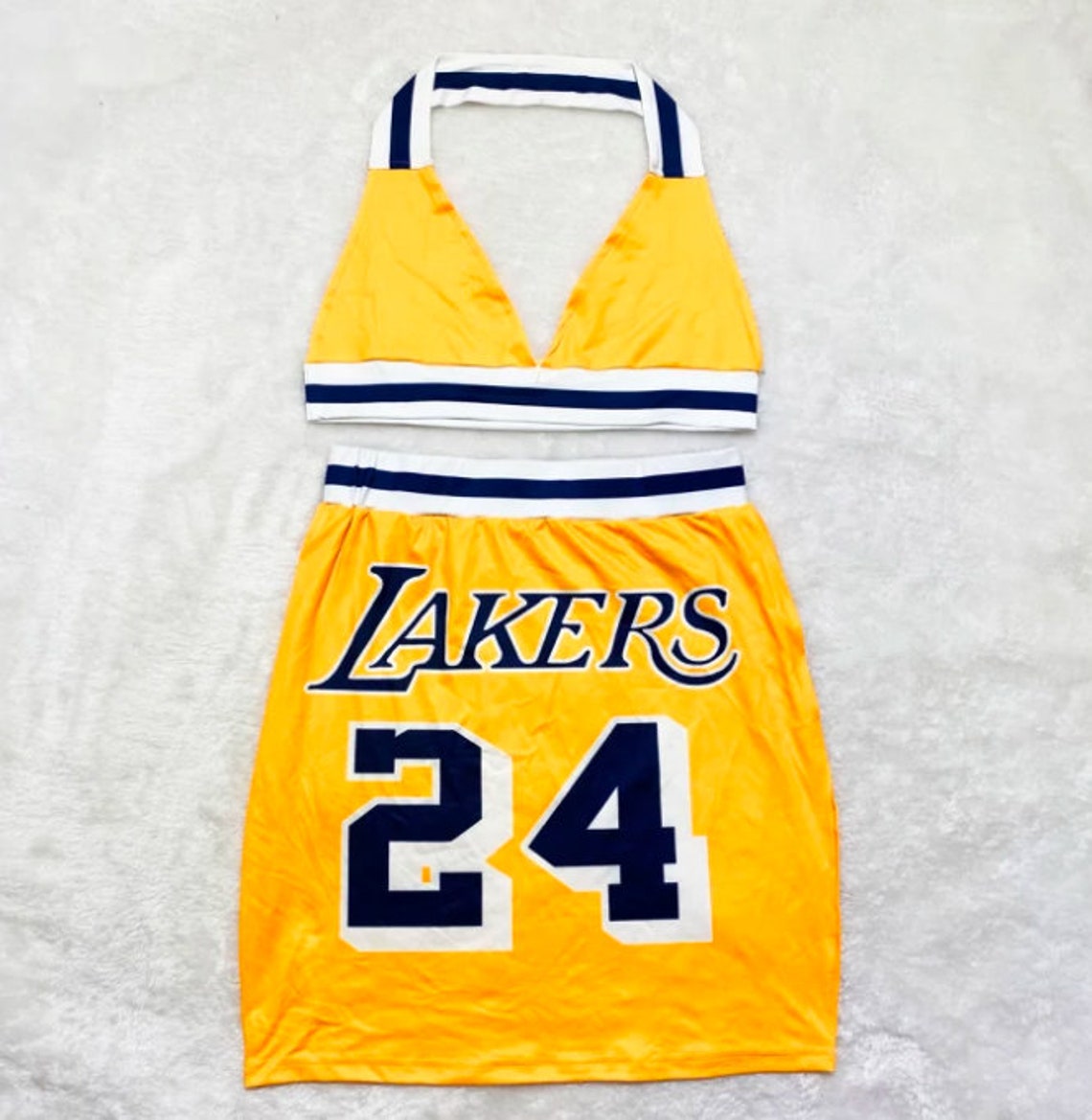 2 Piece Jersey Skirt Set Etsy